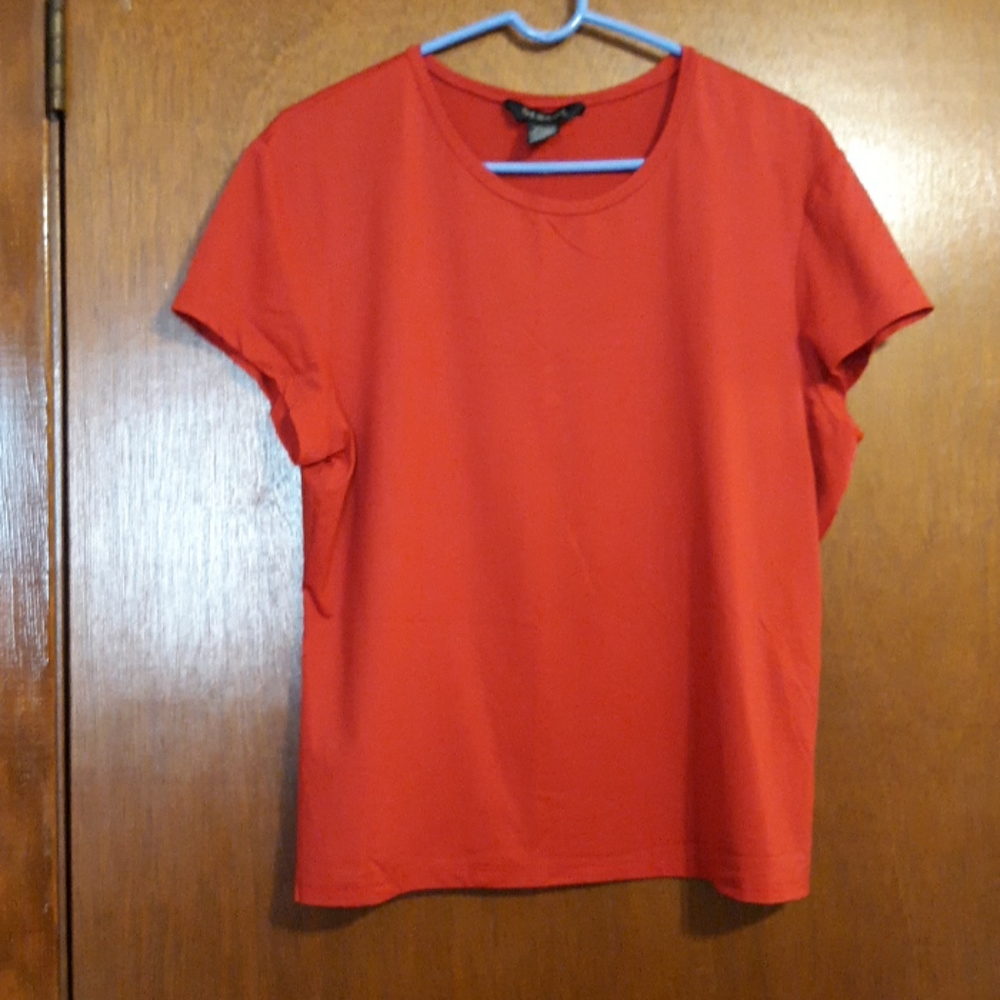 Red blouse